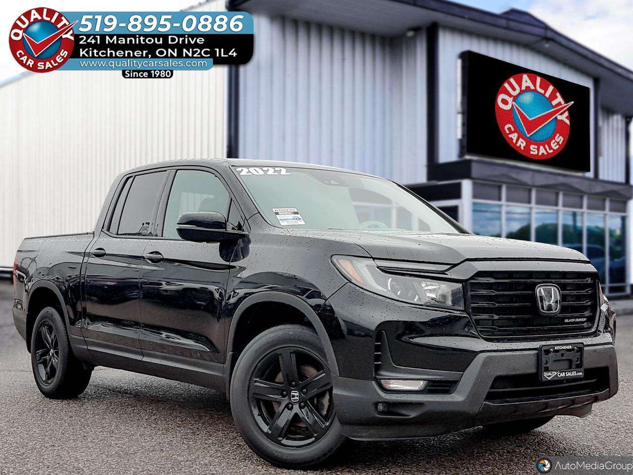 2022 Honda Ridgeline Black Edition *LEATHER-SUNROOF-NAVIGATION*