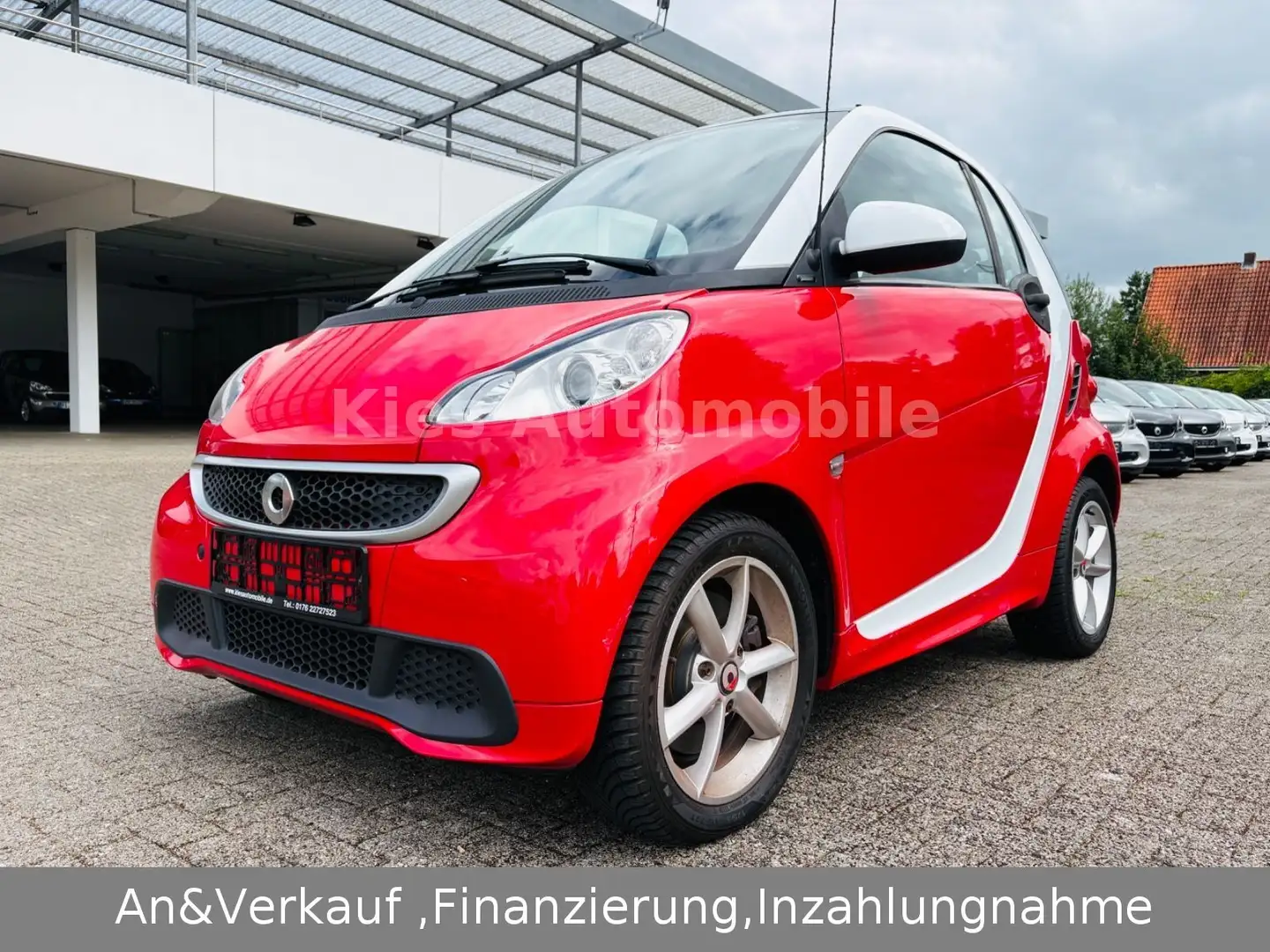 smart forTwo Passion AUTOM/SITZH/PANO/KLIMA/ALLWETTER Rouge - 1