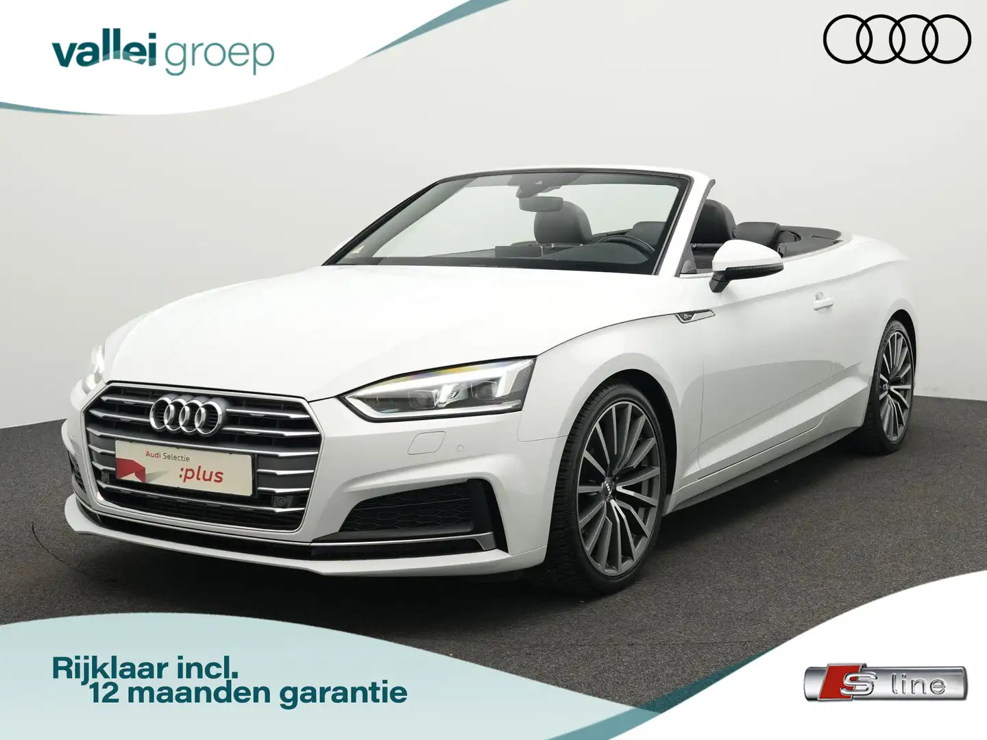Audi A5 Cabriolet 40 TFSI Sport 190 pk S-tronic S-Line Edi Wit - 1