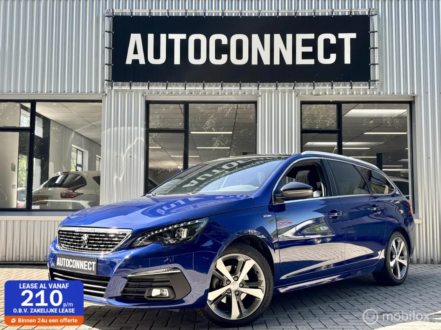 Peugeot 308 SW 1.2 PureTech GT-line. PANO, NAVI, CRUISE, AFN. Blauw - 1