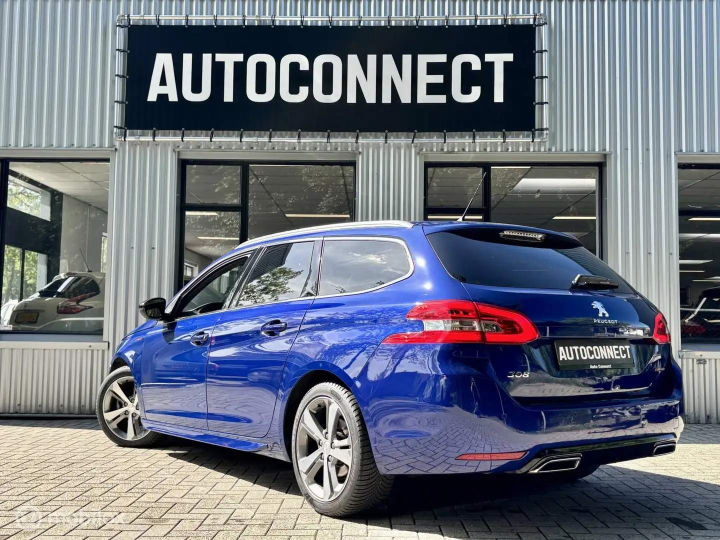 Peugeot 308 SW 1.2 PureTech GT-line. PANO, NAVI, CRUISE, AFN. Blauw - 2