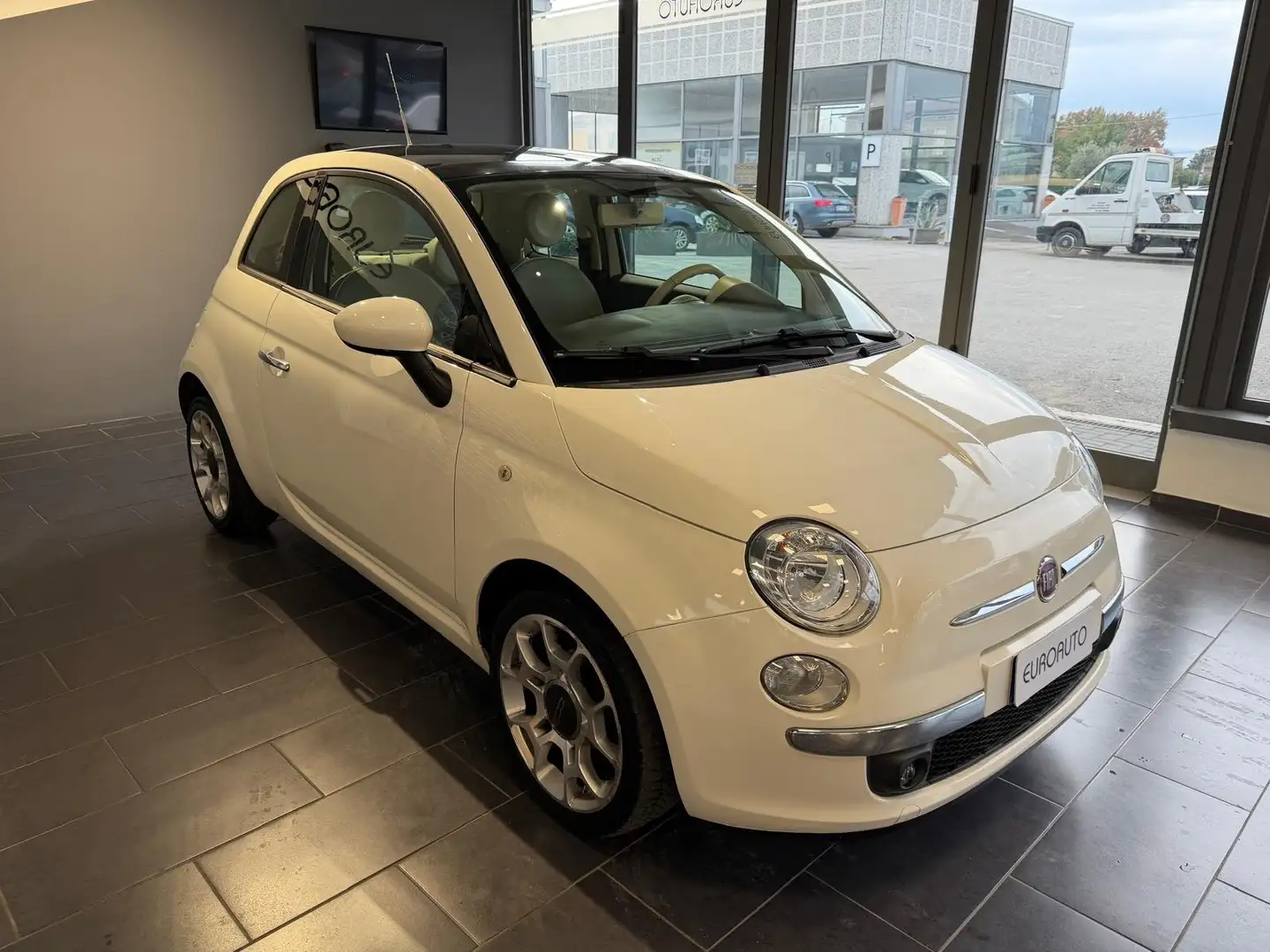 Fiat 500 FIAT 500 1.2 Lounge Bianco - 2