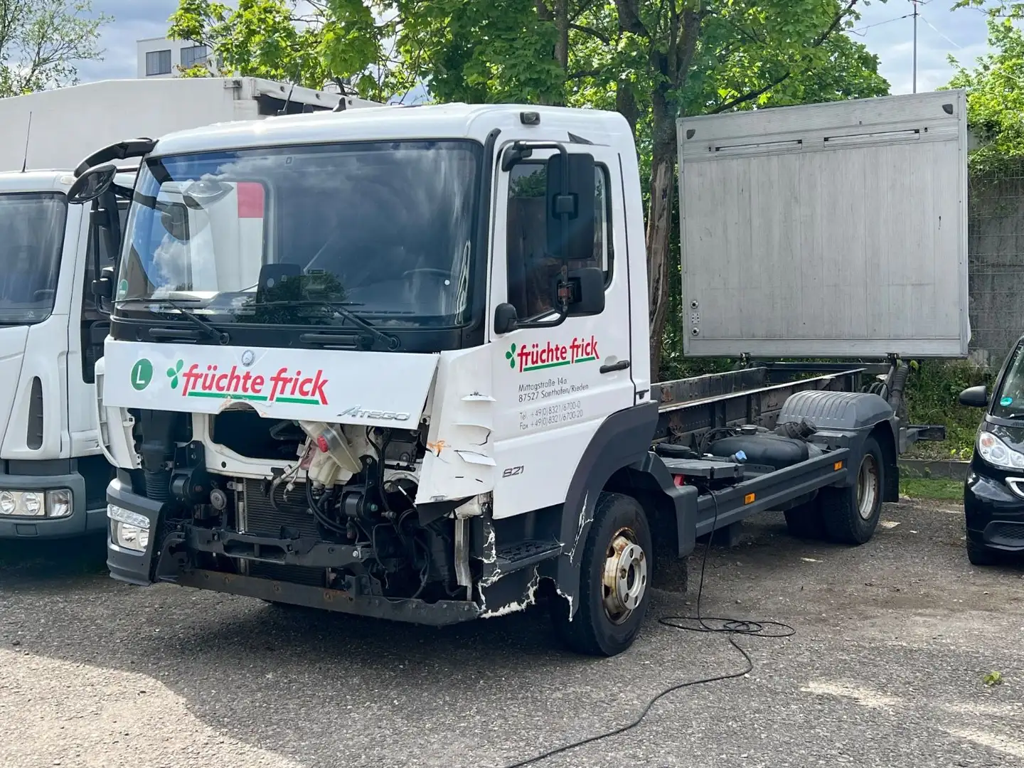 Mercedes-Benz Atego 3 821 .. 4x2 BM 967 .. Klima .. 1 Hand ! Blanc - 1