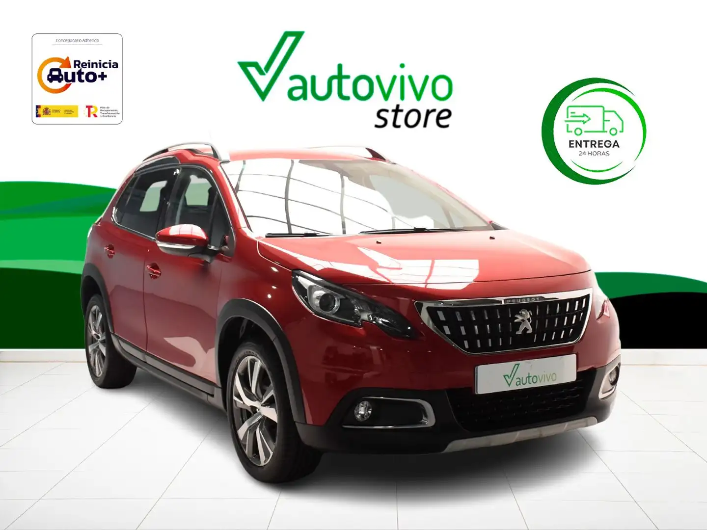 Peugeot 2008 ALLURE 1.2 PURETECH 130 CV AUTO 5P Rojo - 1