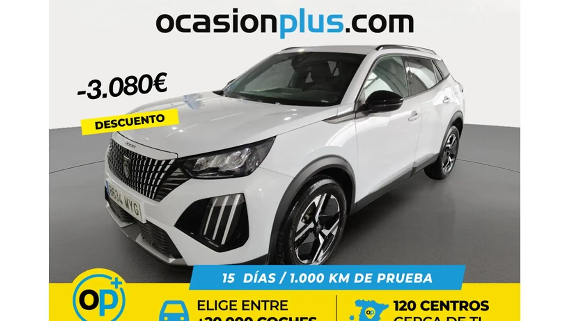 Peugeot 2008 1.2 PureTech S&S Allure 100 Weiß - 1