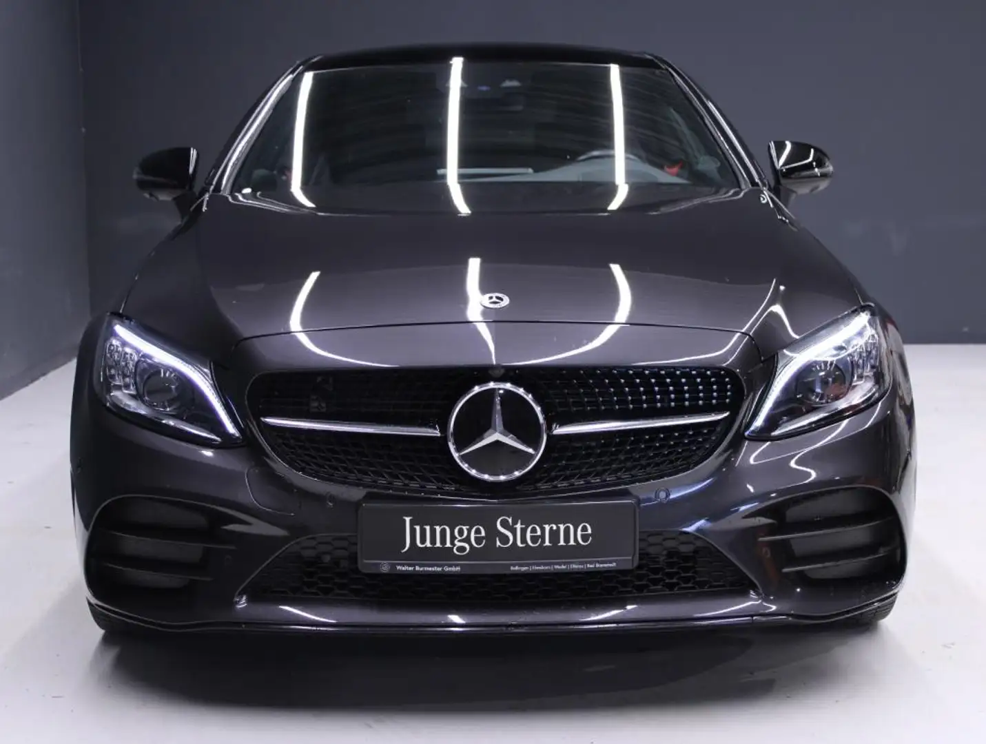 Mercedes-Benz C 300 4M Coupé AMG+Memory+Pano+HUD+360+Burmester Grijs - 2