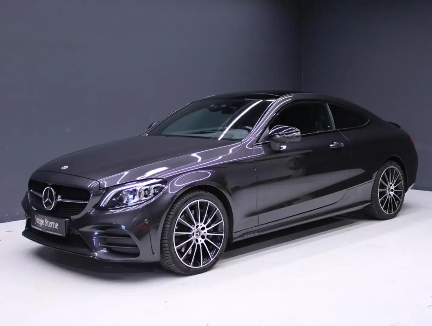 Mercedes-Benz C 300 4M Coupé AMG+Memory+Pano+HUD+360+Burmester Grau - 1