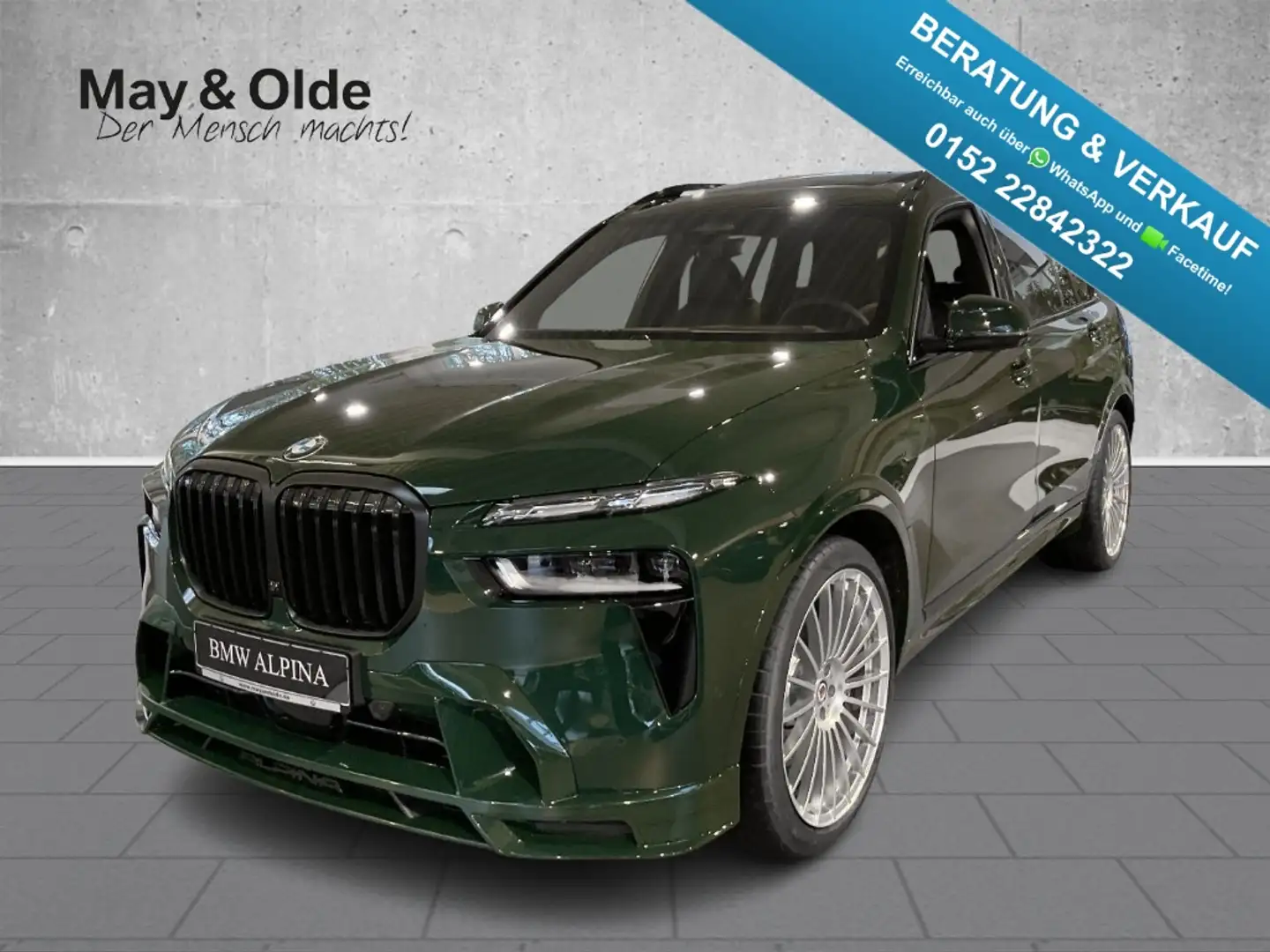 Alpina XB7 Manufaktur HeadUp Standh. SkyLounge B&W AHK Grün - 1