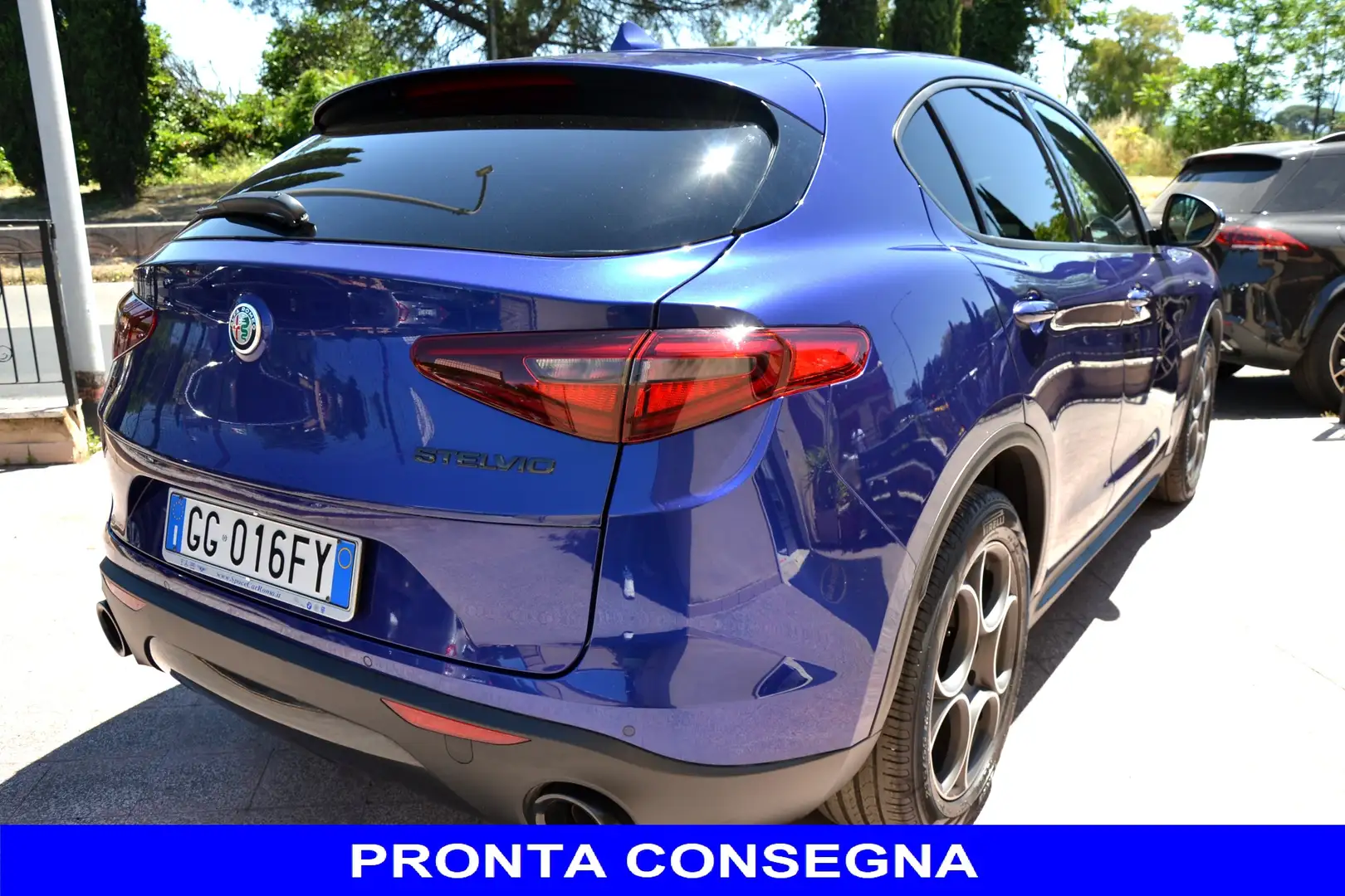 Alfa Romeo Stelvio 2.2 190CV AT8 Q4 SPRINT **PAD.F1-LED-NAV-RETROCAM* Blu/Azzurro - 2