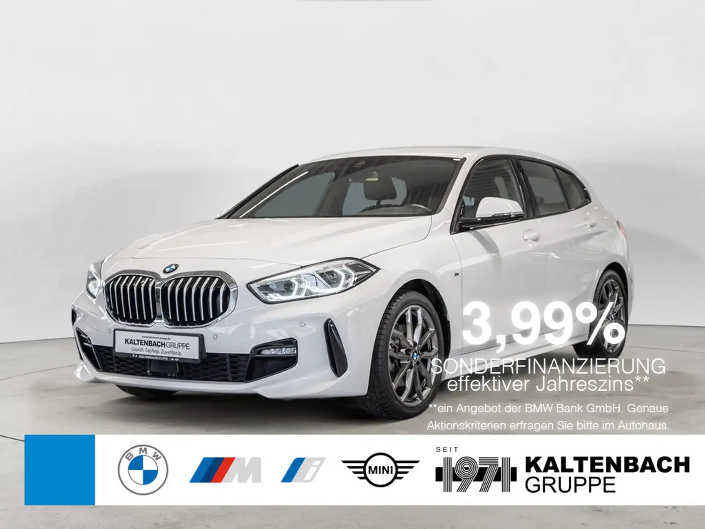 BMW 118 i M-Sportpaket LED W-LAN NAVI SHZ PDC Wit - 1