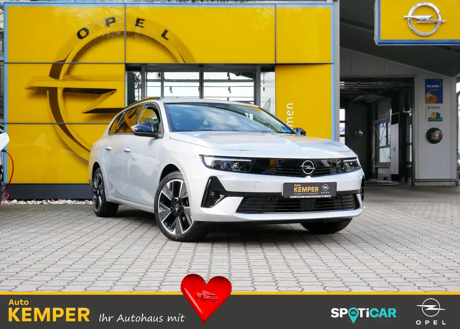 Opel Astra Electric ST *PDC*SHZ*LED*ACC Silber - 1