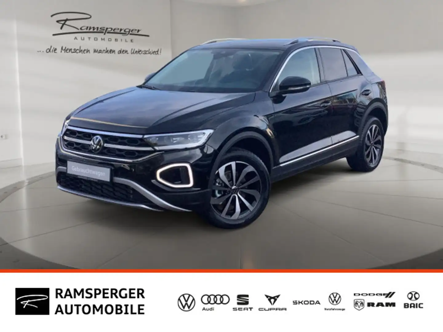 Volkswagen T-Roc 1.5 TSI DSG Style ACC Matrix APP Keyless K Schwarz - 1