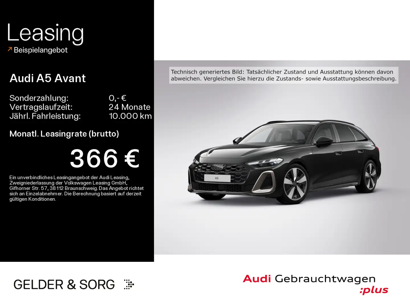 Audi A5 40 TDI B&O*Matrix*AHK*HuD*Virtual*360° Schwarz - 1