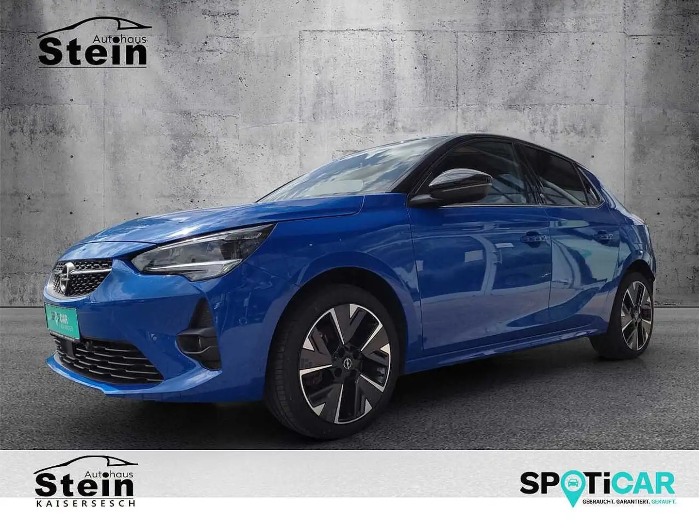 Opel Corsa-e Ultimate NAVI, Klima,Alu,SH,PDC,RFK Bleu - 1