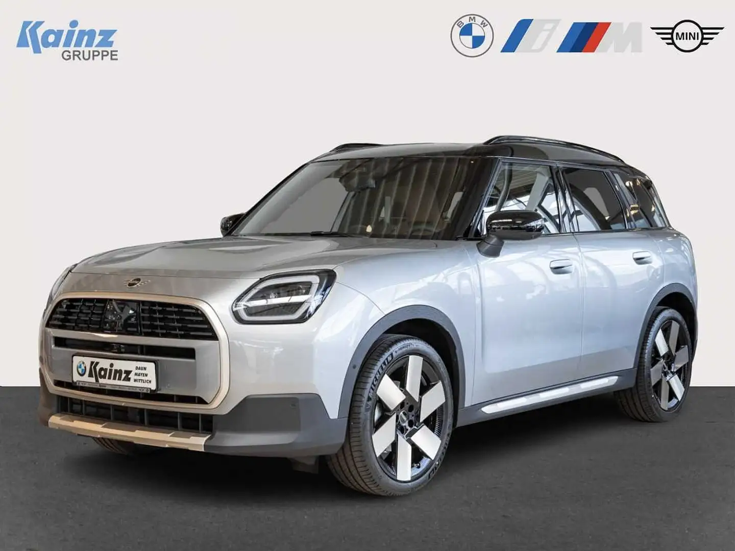 MINI Cooper D Countryman /Paket XL/HUD/20'LM/AHK/Glasdach/ Argintiu - 1