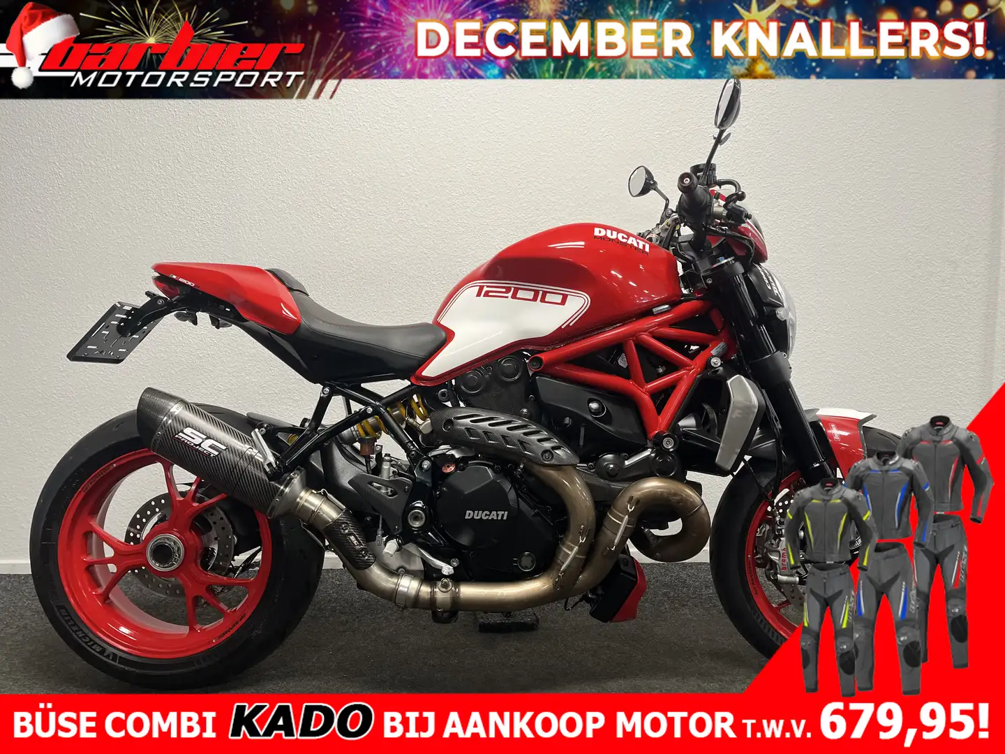 Ducati Monster 1200 R Rouge - 1