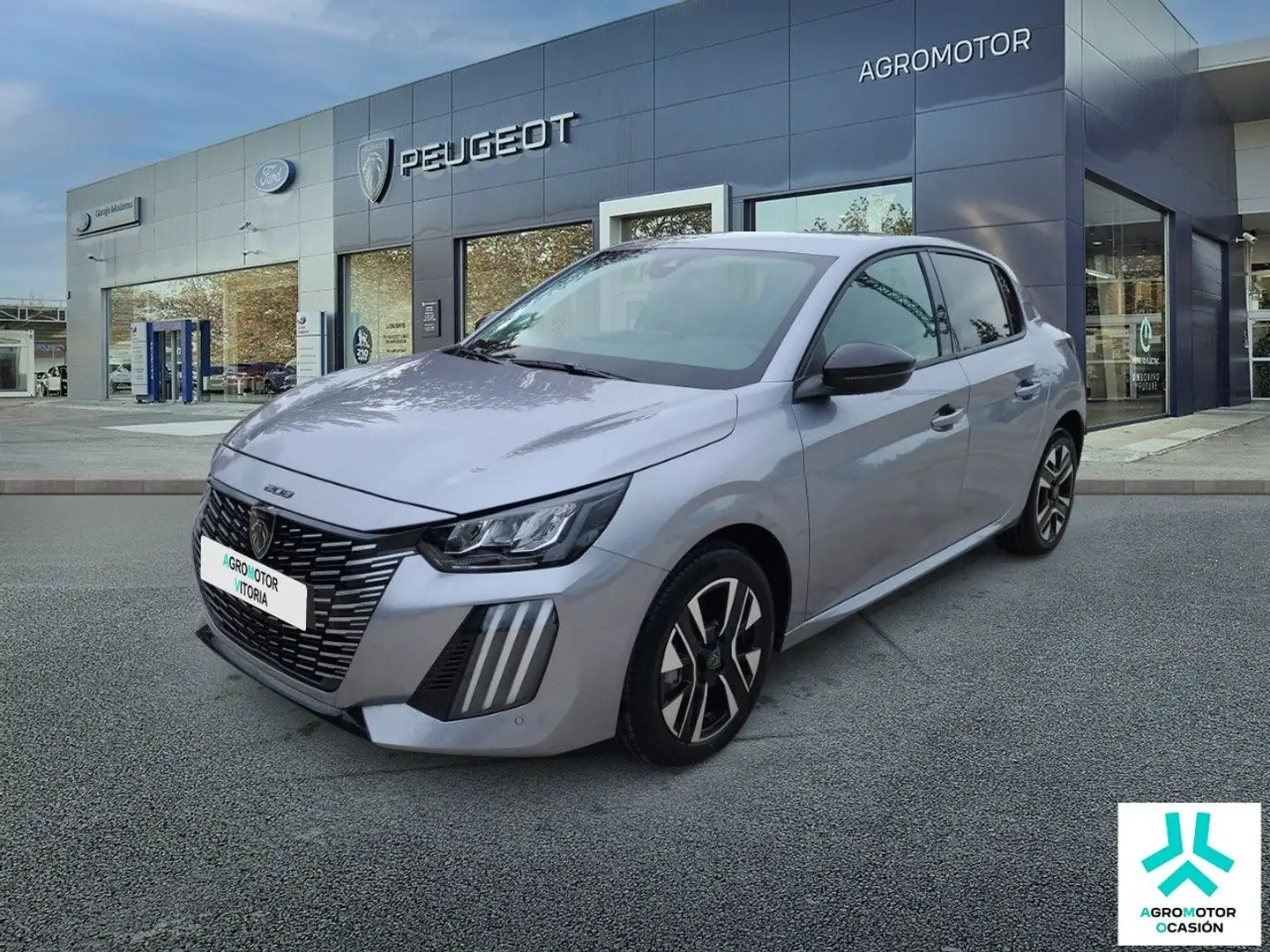 Peugeot 208 Allure HYBRID 100 eDCS6 Gris - 1