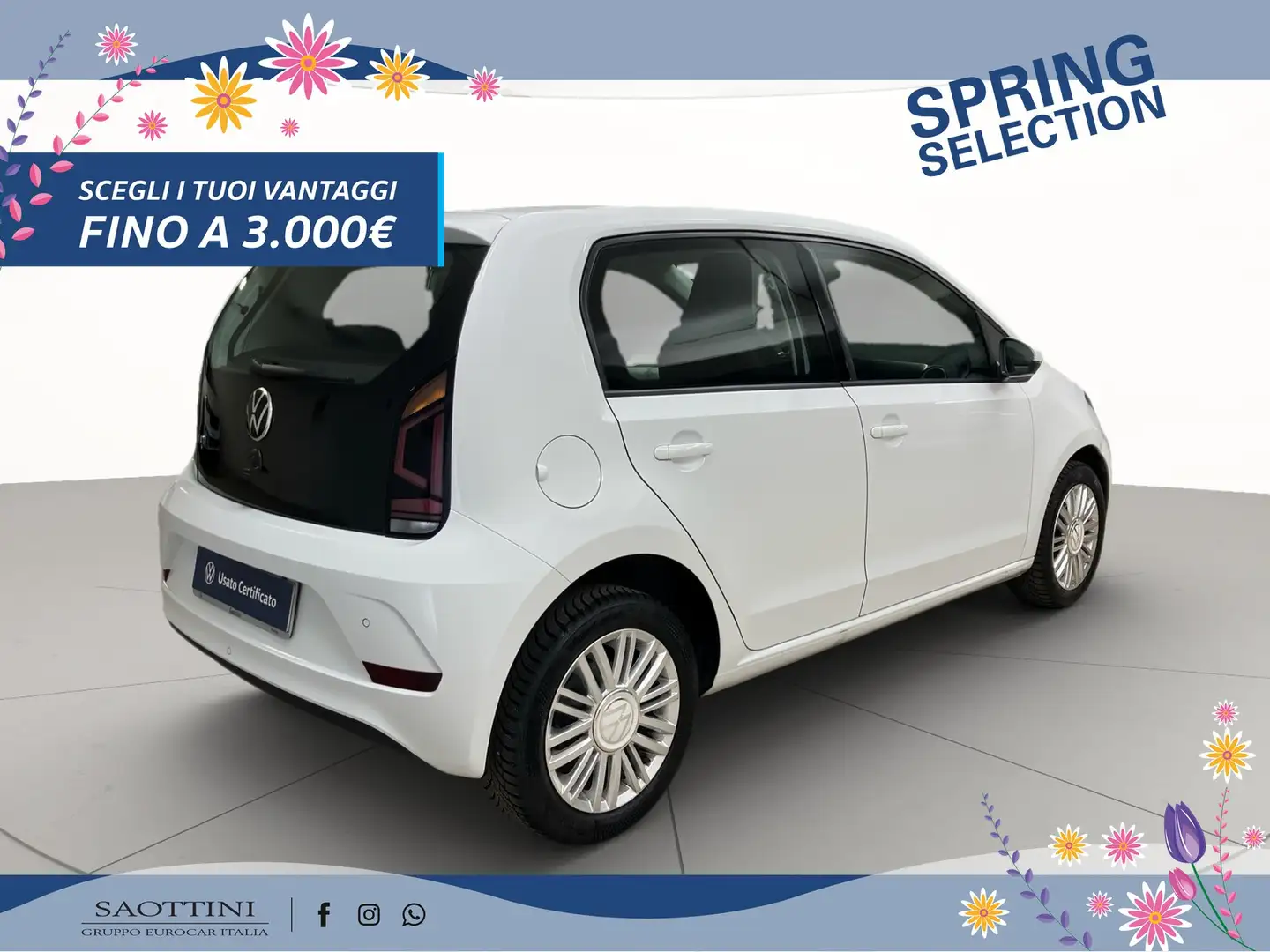Volkswagen up! 5p 1.0 evo Move 65 CV Blanc - 2