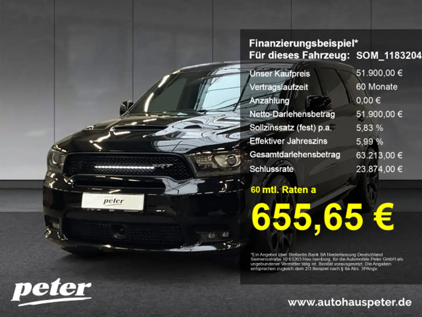 Dodge Durango Durango SRT 6.4L HEMI V8 Nappaleder Rot Nero - 2
