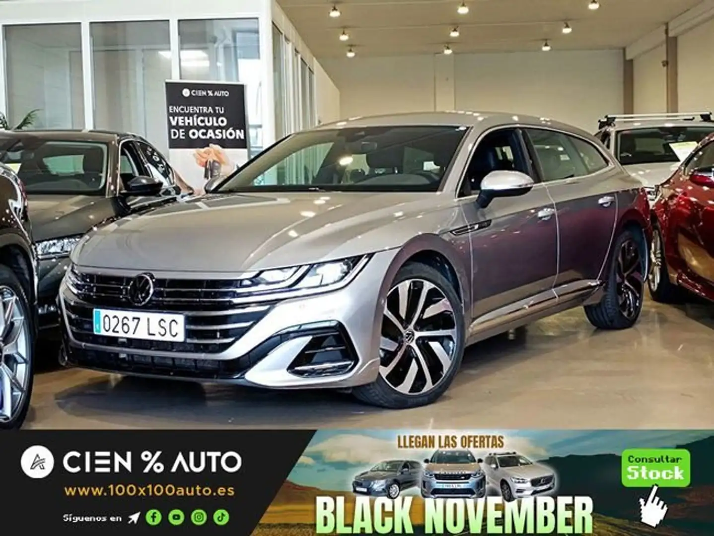 Volkswagen Arteon Shooting Brake e-hybrid 1.4 TSI R-Line DSG6 Argent - 1