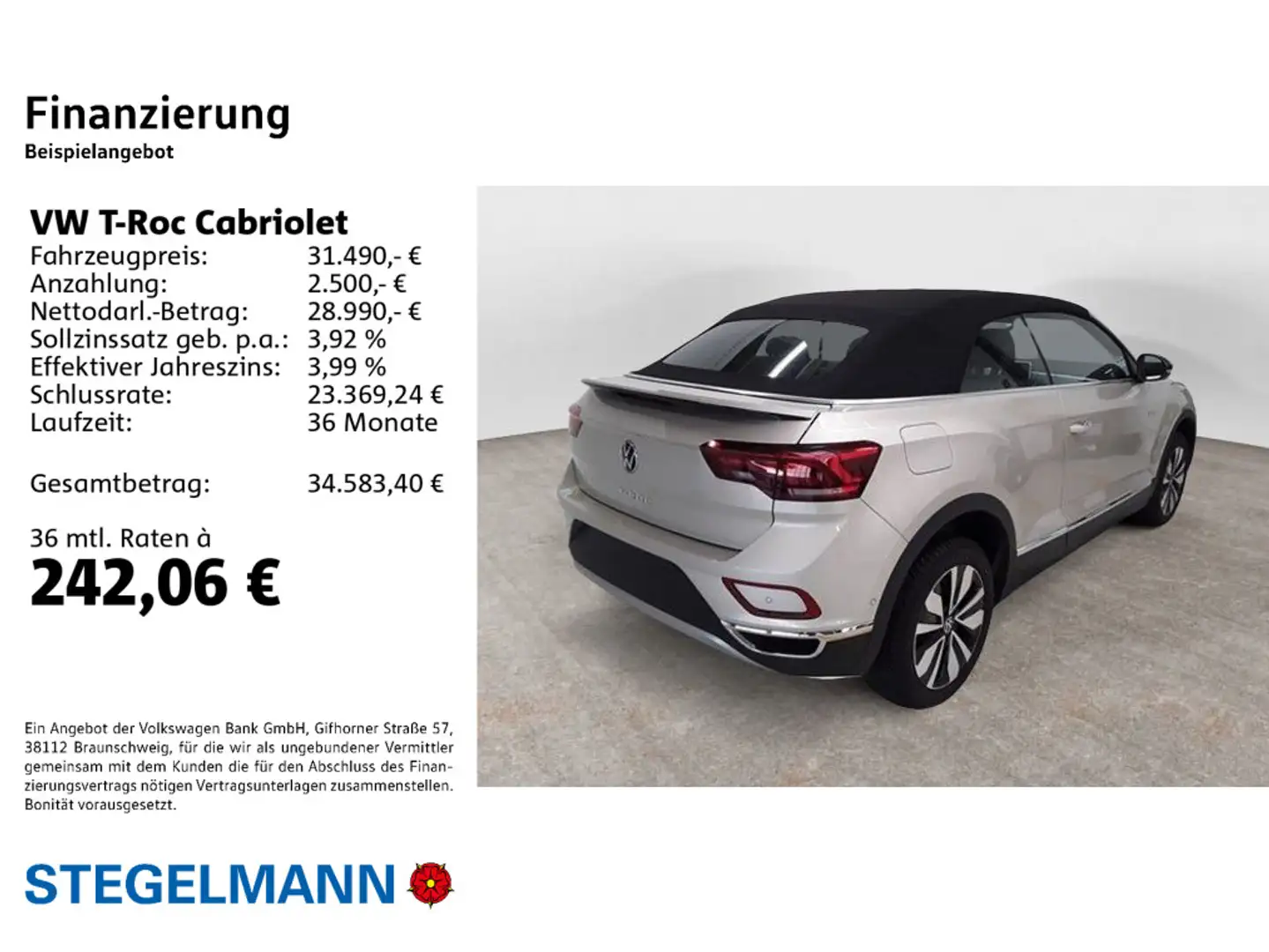 Volkswagen T-Roc 1.5 TSI DSG Goal *LED*Navi*+3J. Plateado - 2