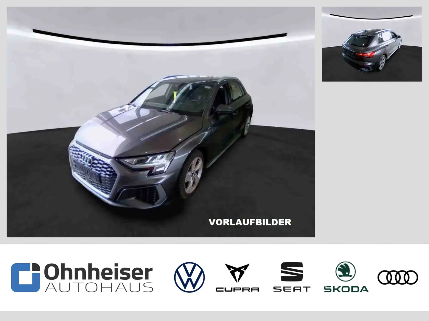 Audi A3 Sportback 2.0 TDI S-line S-Tronic GRA*NAVI*SHZ* Grau - 1
