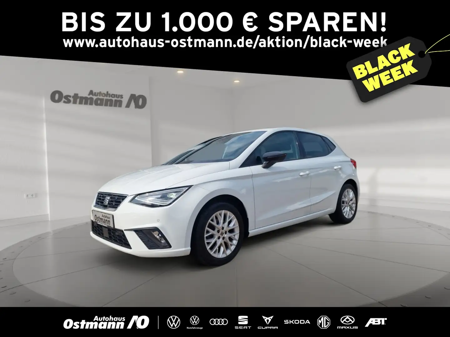 SEAT Ibiza 1.0 TSI FR ACC DynLicht LED Weiß - 1