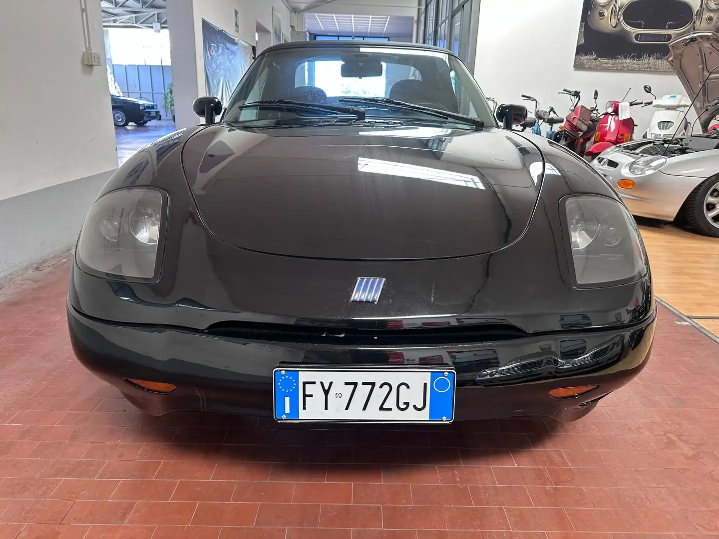 Fiat Barchetta 1.8 16vkm 125000 cappottina ok nero met gomme ok Negru - 2