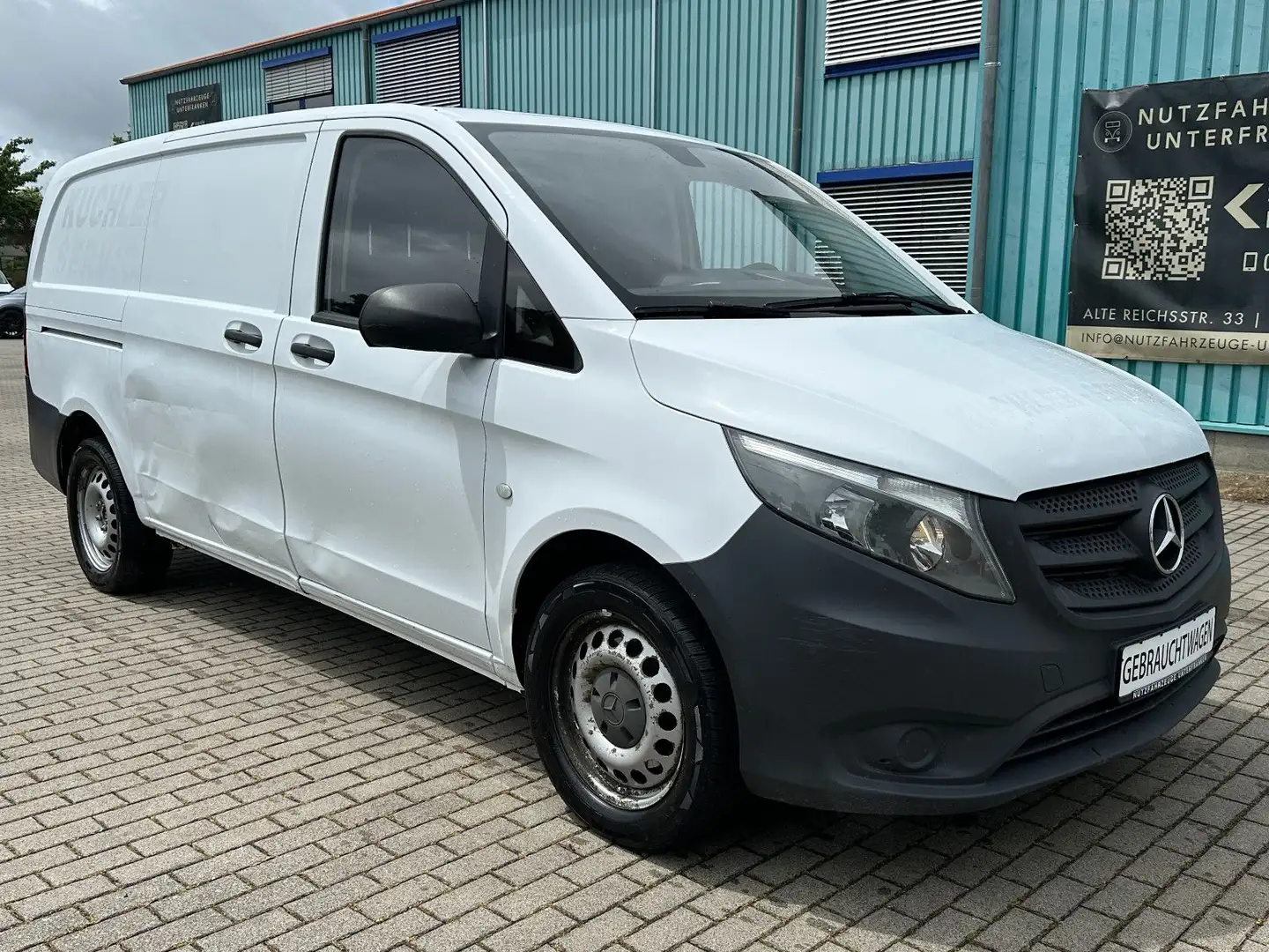 Mercedes-Benz Vito Kasten 116CDI LANG 7G/AHK+1.HD+3.2T+TÜV2026 Weiß - 1