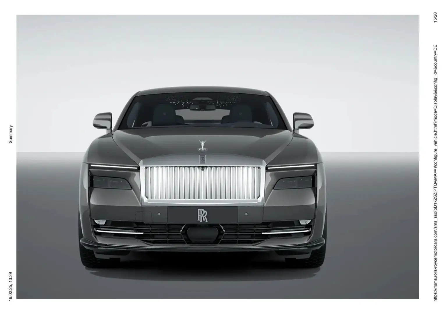 Rolls-Royce Spectre - Bespoke/Starlight/Shooting Star Gri - 1
