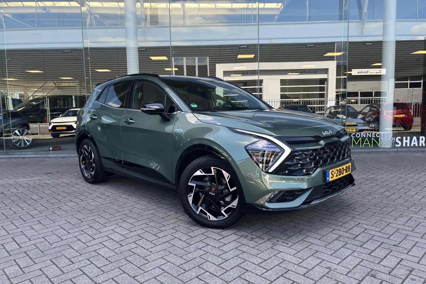 Kia Sportage 1.6 T-GDi Hybrid GT-Line | ALL SEASONBANDEN | 19IN Groen - 2