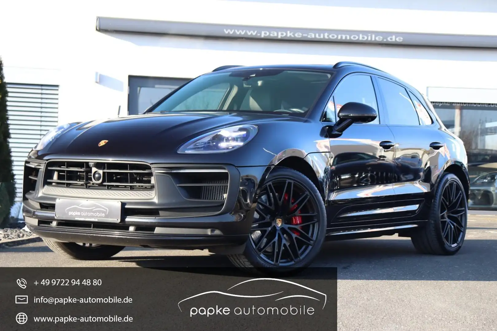 Porsche Macan GTS +BURMESTER+STANDHEIZ+CHRONO+PANO+LUFT+ Schwarz - 1