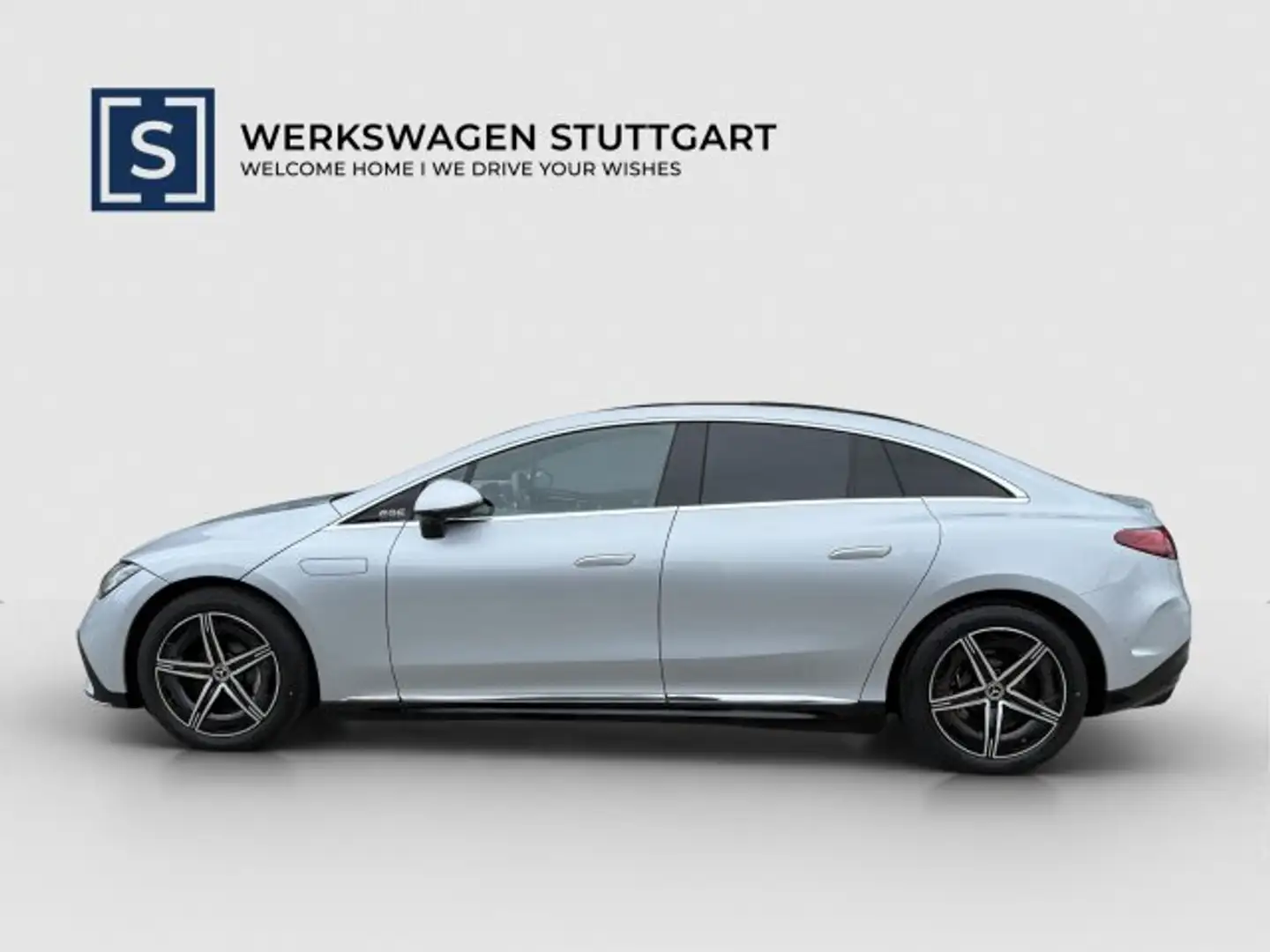 Mercedes-Benz EQE 300 EQE 300 AMG Premium HA-Lenk 22kW HuD Pano NP93 Silber - 2