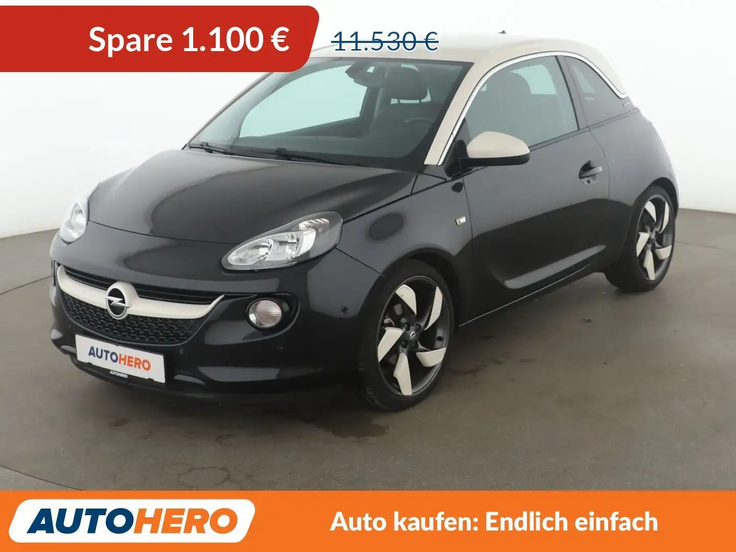 Opel Adam 1.4 Slam ecoFlex*TEMPO*PDC*SHZ*PLA*ALU*LIM* Schwarz - 1