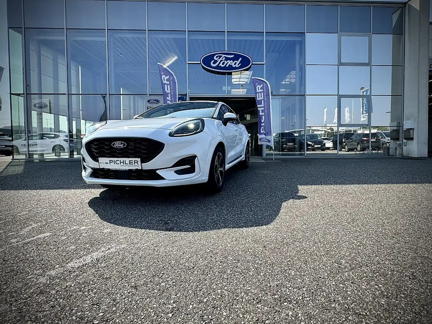 Ford Puma ST-Line 1,0 EcoB. 125PS LEASING AKTION Blanc - 2