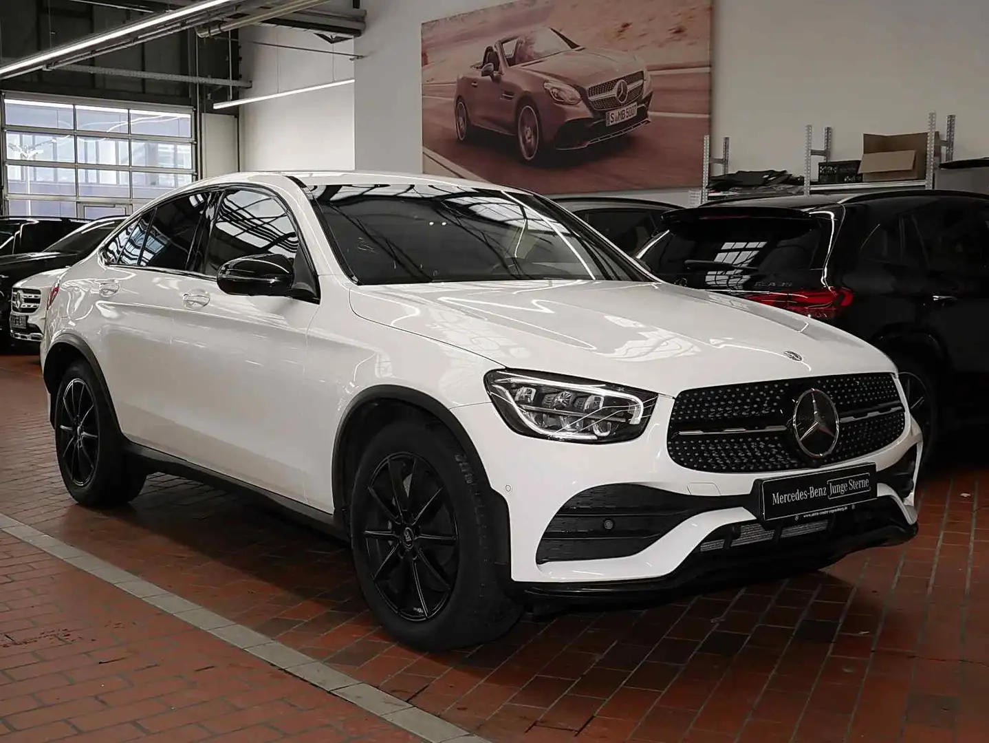 Mercedes-Benz GLC 400 d 4M Coupé AMG+DISTRONIC+MEMORY+HUD+360° Blanc - 2