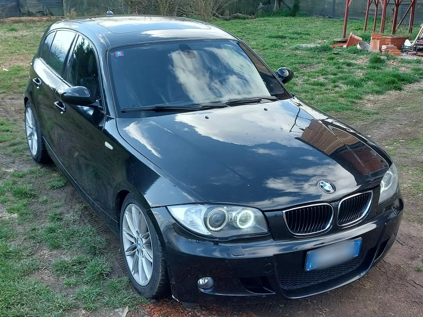 BMW 120 120d 5p Futura dpf Чорний - 1