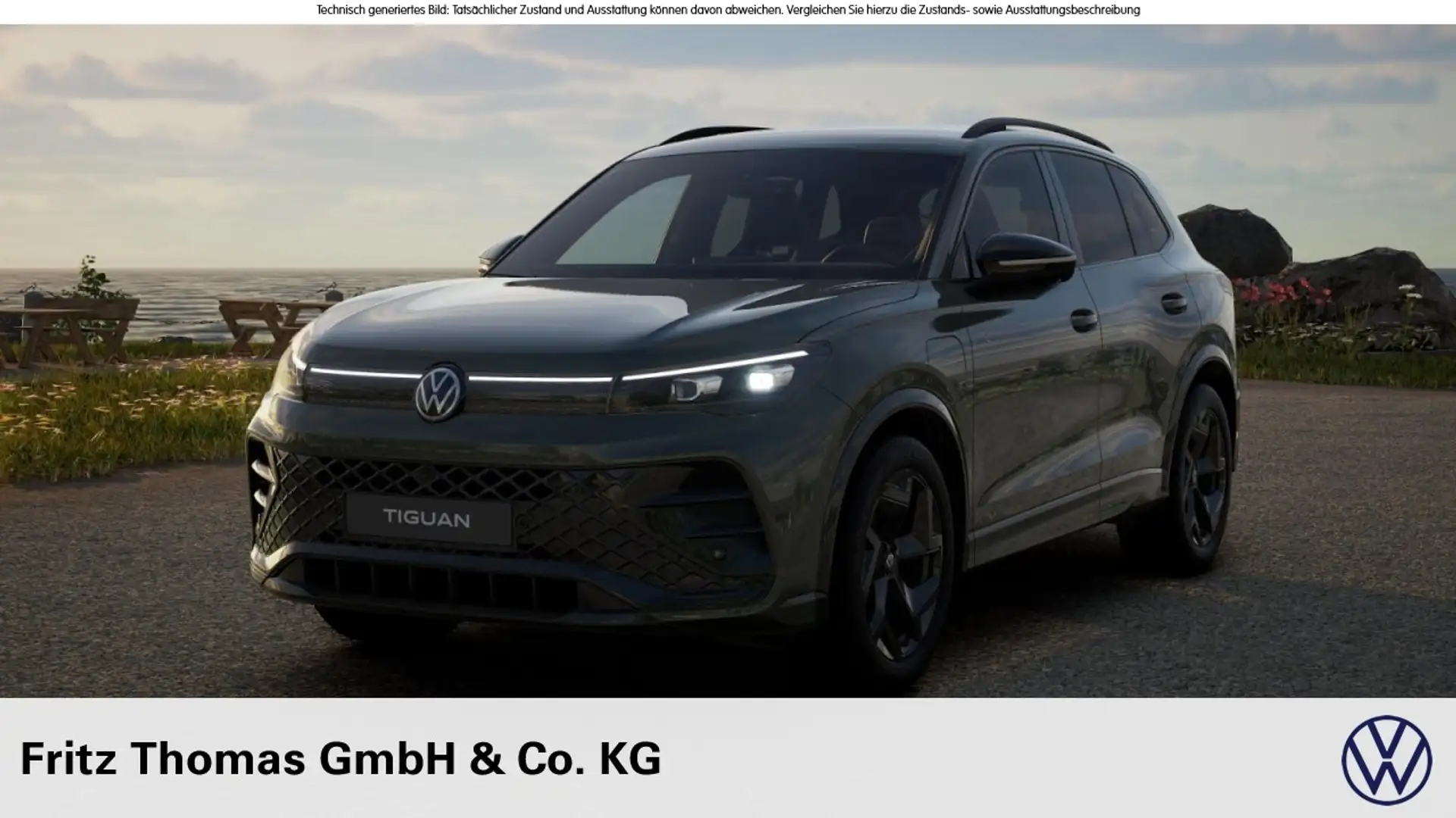 Volkswagen Tiguan 1.5 TSI DSG eHybrid R-Line LED Navi AHK Klima Vert - 1