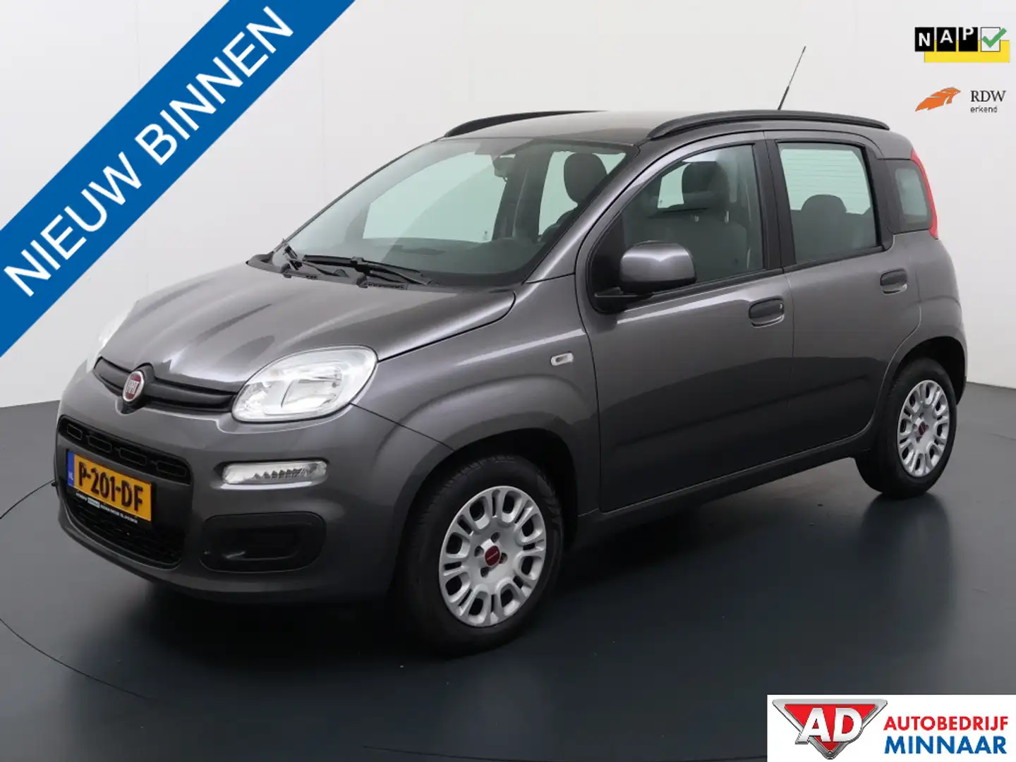 Fiat Panda 1.2 Popstar Gris - 1