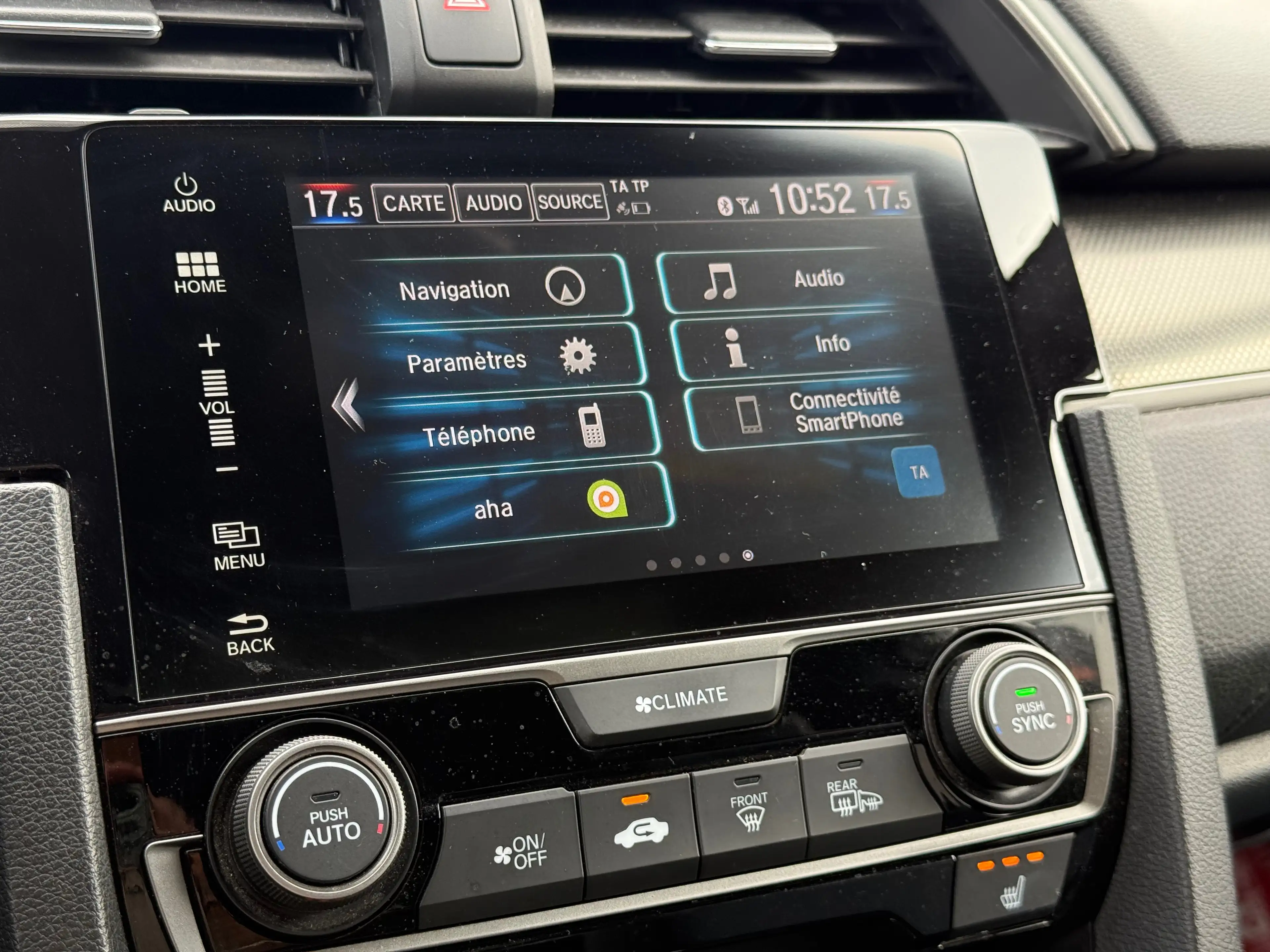 Honda Civic 1.0 i-VTEC Elegance Black Edition 126cv DISTRONIC PANO NAVIGATION CAMERA CUIR LED FULL OPTIONS — photo 15