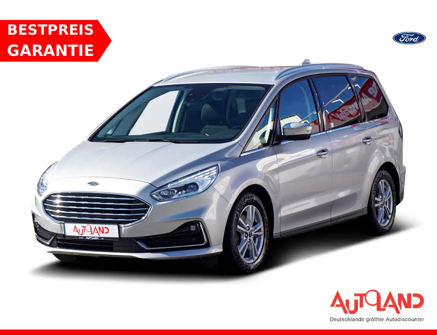 Ford Galaxy 2.0 EcoBlue Titanium LED Navi 7-Sitzer Argent - 1