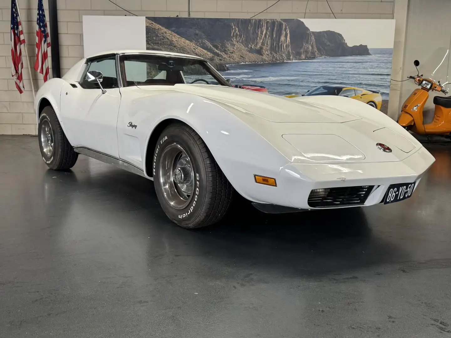 Chevrolet Corvette stingray Bílá - 2