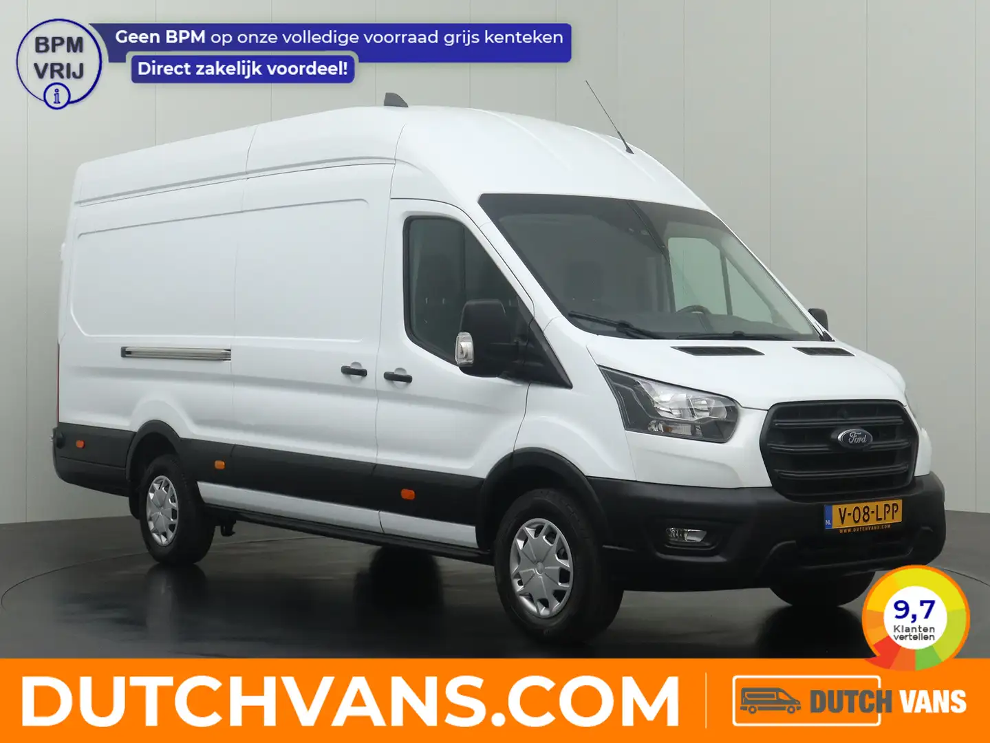 Ford Transit 2.0TDCI 170PK L4H3 Jumbo | Camera | Airco | 3-Pers Blanc - 1