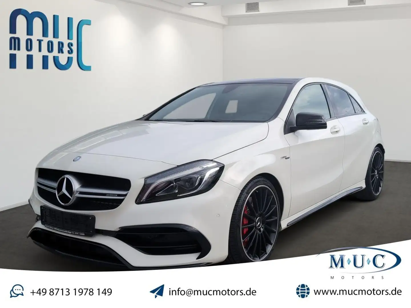 Mercedes-Benz A 45 AMG Harman~Pano~Kam~Night~Perf.Abgas Weiß - 1