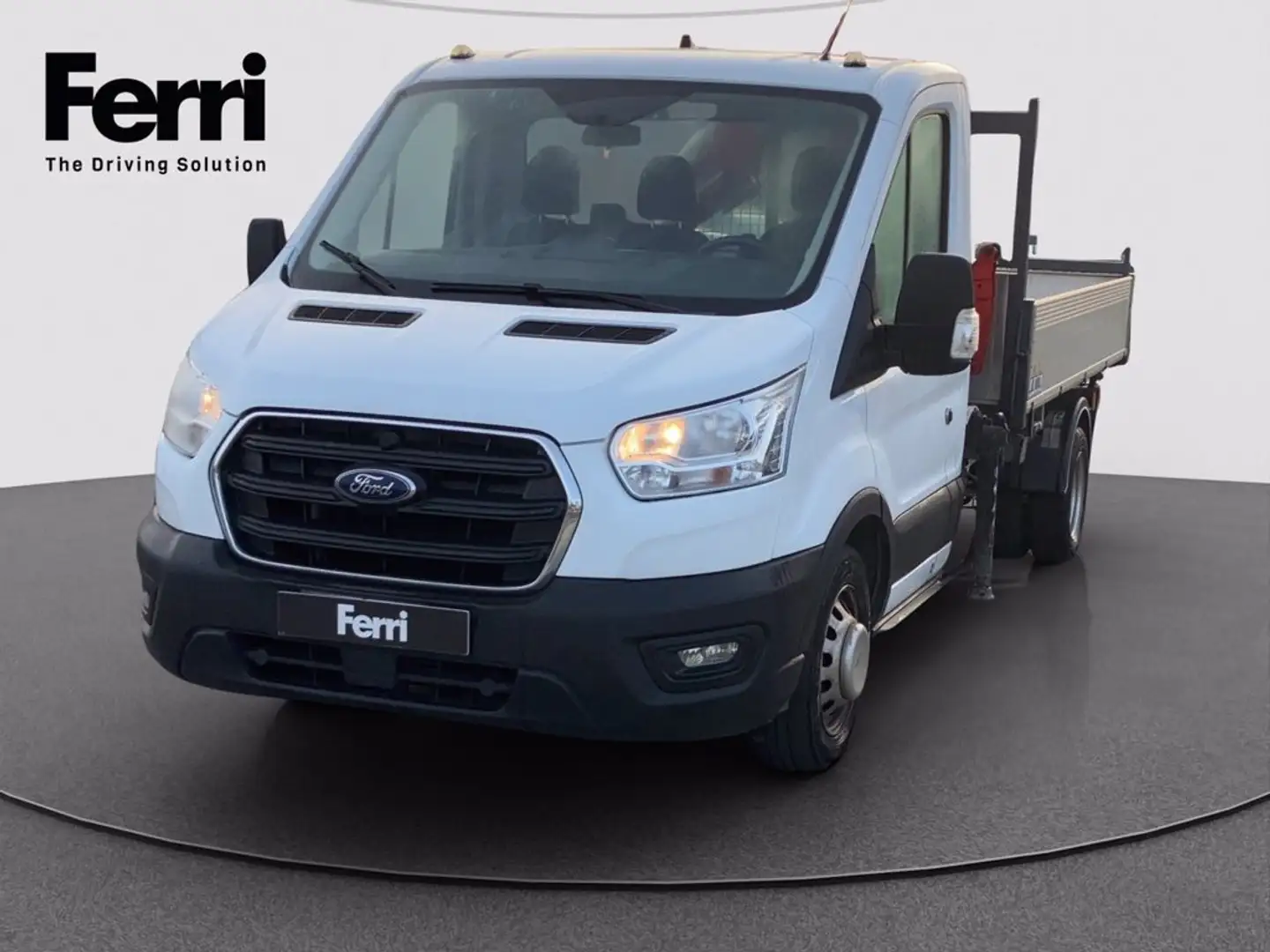 Ford Transit 350 tr.post. 2.0 tdci 130cv trend L3 ribaltabile t Bianco - 1