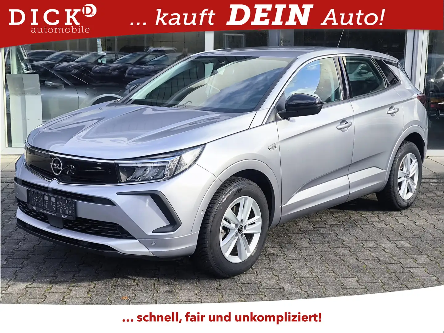 Opel Grandland X 1.2 Aut. VIRTU+NAVI+LED+SHZ+KAM+ACC+ Grau - 1
