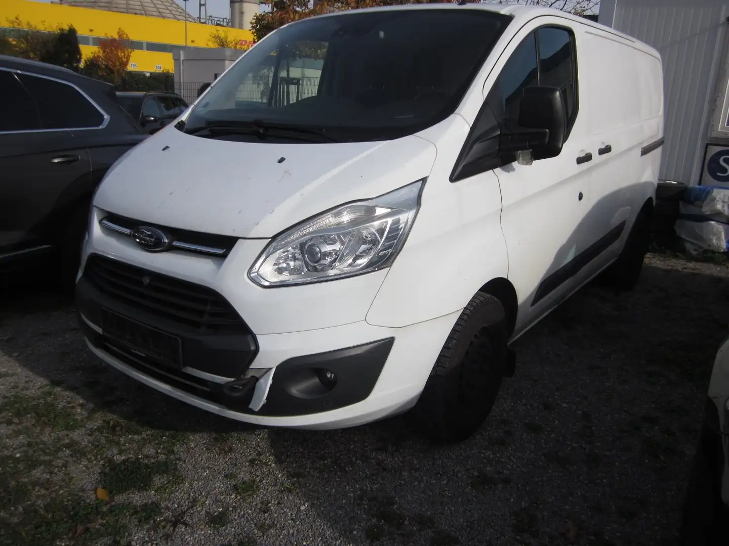 Ford Transit Custom Kasten 3 Sitzer-Klima-Navi-AHK Weiß - 2
