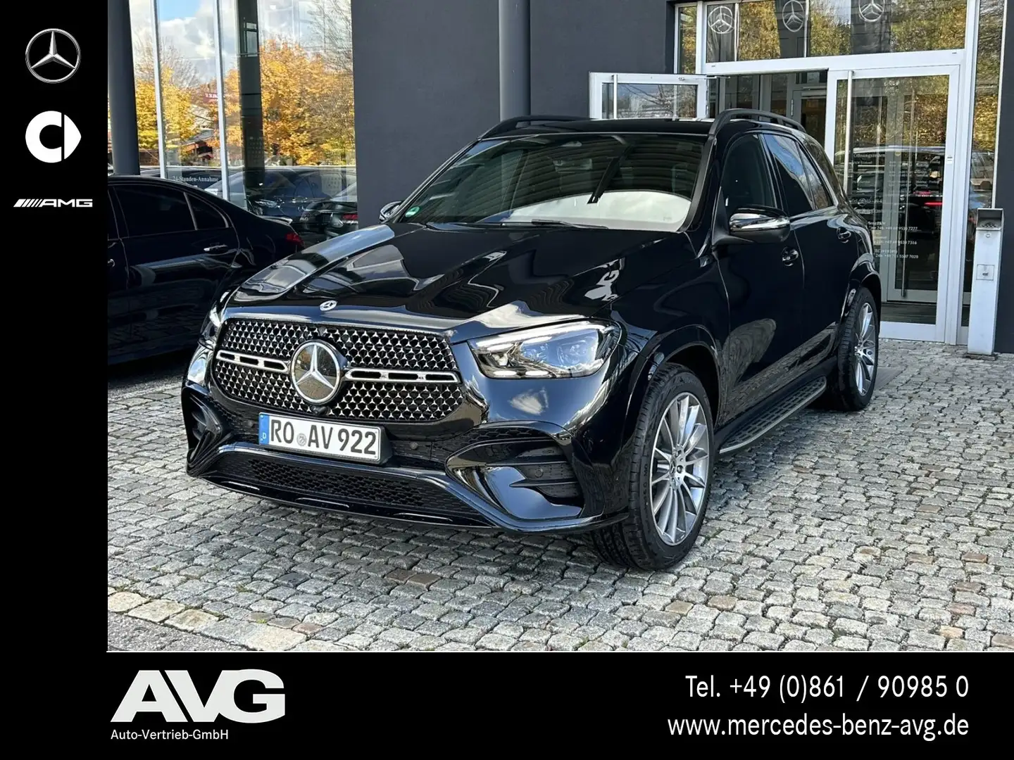Mercedes-Benz GLE 450 GLE 450 d 4M Edition AMG Pano HuD AHK Multi LED Negro - 1