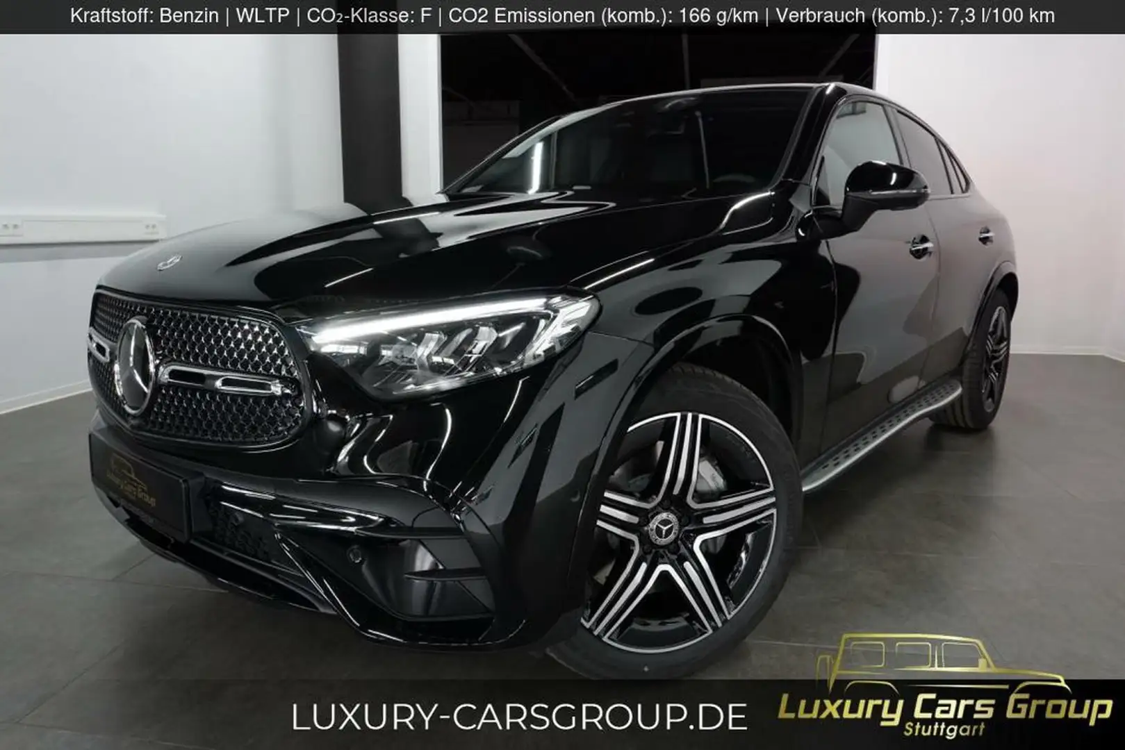 Mercedes-Benz GLC 200 Coupe AMG-Night-Pano-Burm-2025 Schwarz - 2