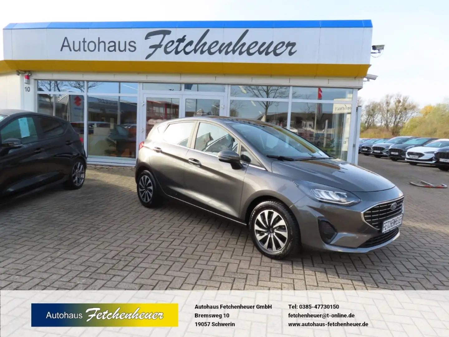 Ford Fiesta Titan. LED+KLIMAAUT+SHZ+TEMP+DAB+PDC+GJR Grau - 1